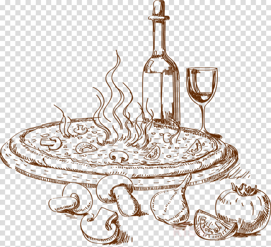 Italian Pasta Png Drawing Clipart Italian Cuisine Pizza - Italian Pasta Png Drawing (900x820), Png Download