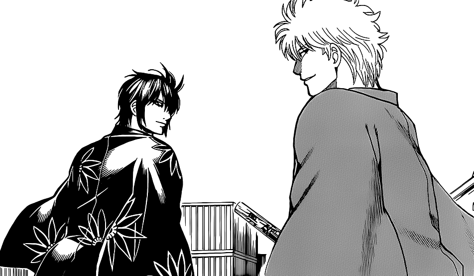 Gintama Gin Tama Sakata Gintoki Takasugi Shinsuke Sorachi - Gintama 677 Takasugi (952x554), Png Download