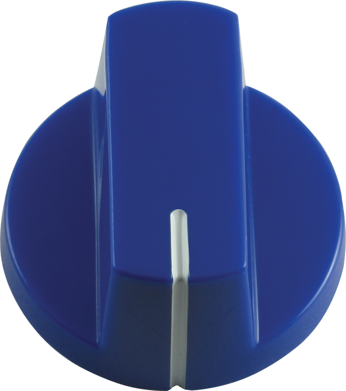 Large, Indicator Line, Set Screw - Amplified Parts Knob Blue 2017 (708x800), Png Download