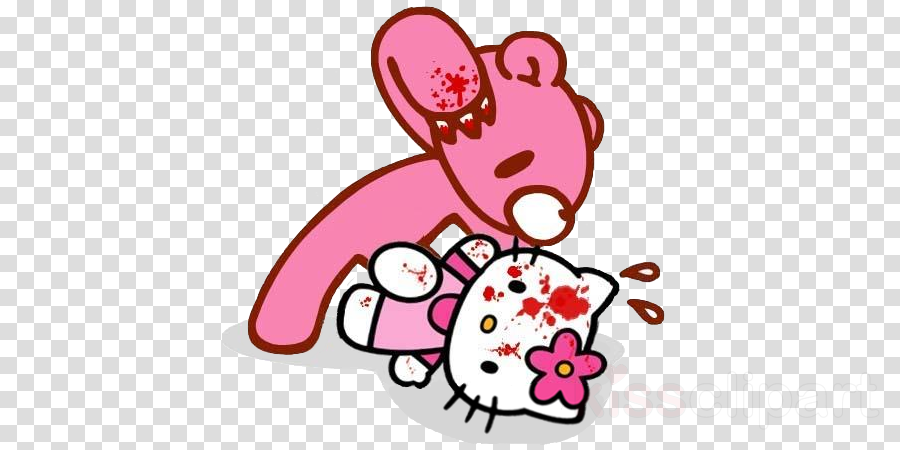 Gloomy Bear Clipart Bear Hello Kitty Giant Panda - Gloomy Bear (900x450), Png Download
