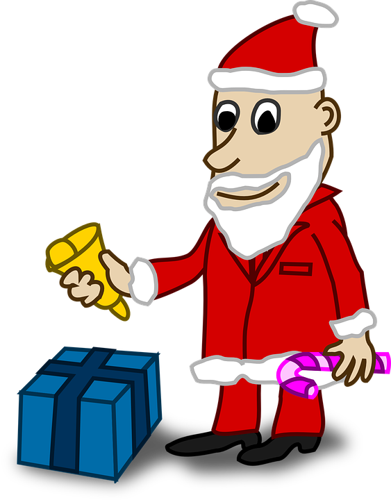 Cartoon Christmas Presents 15, Buy Clip Art - Comic Characters (563x720), Png Download