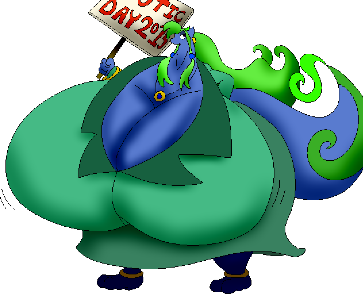 Nieri Celebrates Milotic Day - Cartoon (1280x1040), Png Download