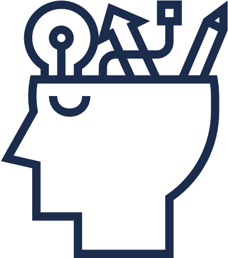 Idea - Transparent Design Thinking Icon (766x766), Png Download