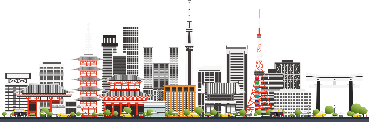 In The Midst Of Unprecedented Times For Political And - Japan City Png (1280x424), Png Download