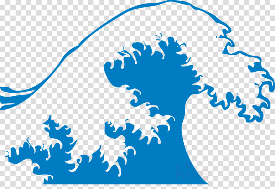 Wave Transparent Clipart Wind Wave Clip Art - Clip Art Tidal Wave (900x620), Png Download