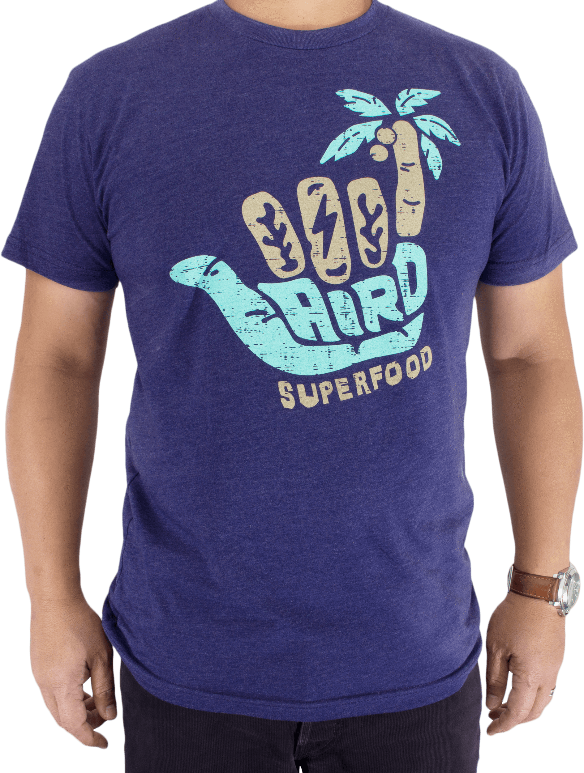 Shaka Short Sleeve T-shirt - T-shirt (2500x2500), Png Download
