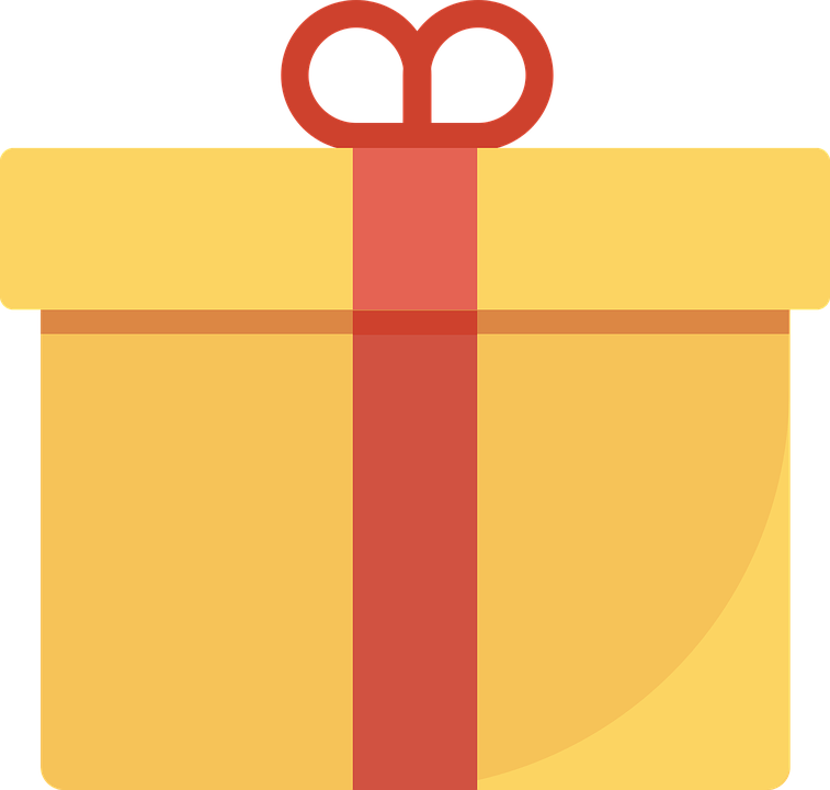 Cute Christmas Present Clipart 15, Buy Clip Art - Gift Box Vector Png (757x720), Png Download