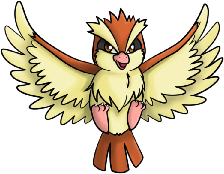Htlr - Female Pidgey (900x725), Png Download