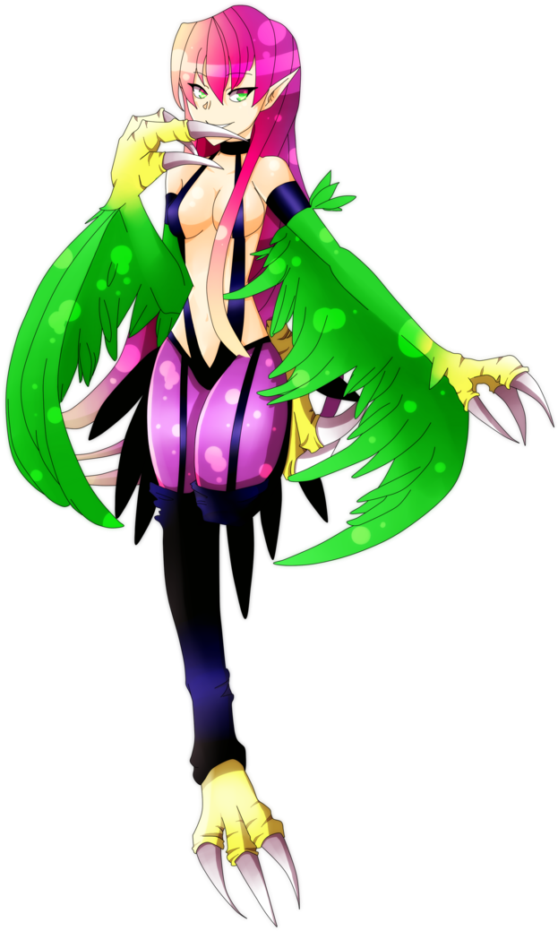 Lady Saw Png - Harpie Lady 1 Anime (745x1073), Png Download