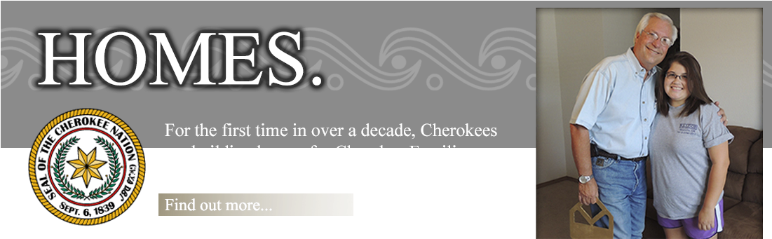 Slider Image Homes - Cherokee Nation (1100x350), Png Download