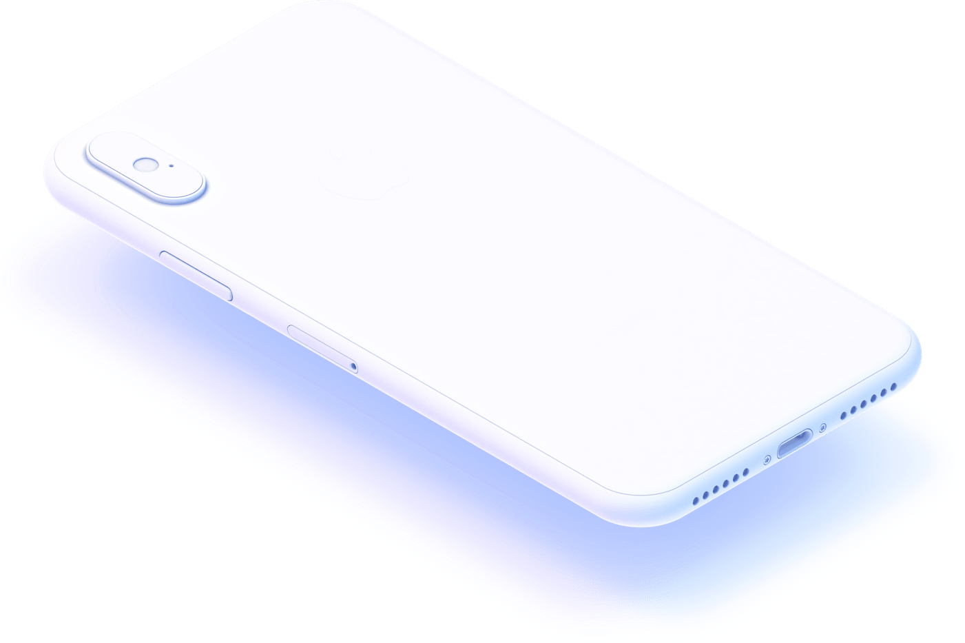 Created Under The Official Apple Guidelines - Smartphone (1401x933), Png Download