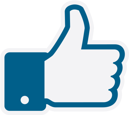 Thumbs Up Transparent Png - Facebook Like Hand Icon (1200x628), Png Download