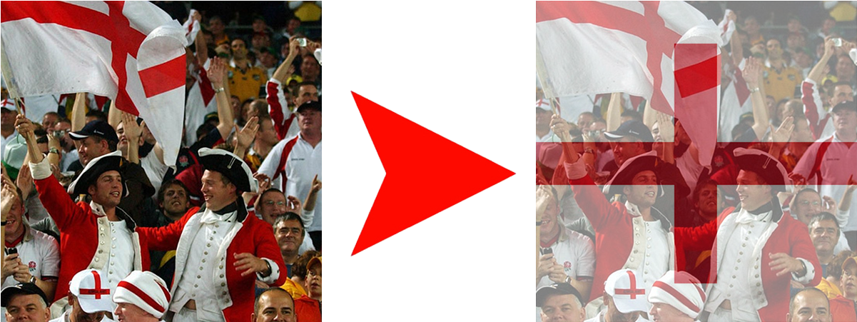 English Flag Png - Portable Network Graphics (1200x630), Png Download