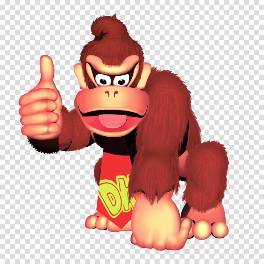 Donkey Kong Thumbs Up Png Clipart Donkey Kong Country - Pirate Donkey Kong Transparent (900x900), Png Download