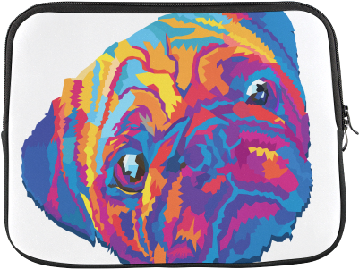 Pop Art Pug Macbook Pro 13'' - Shower Curtain (500x500), Png Download