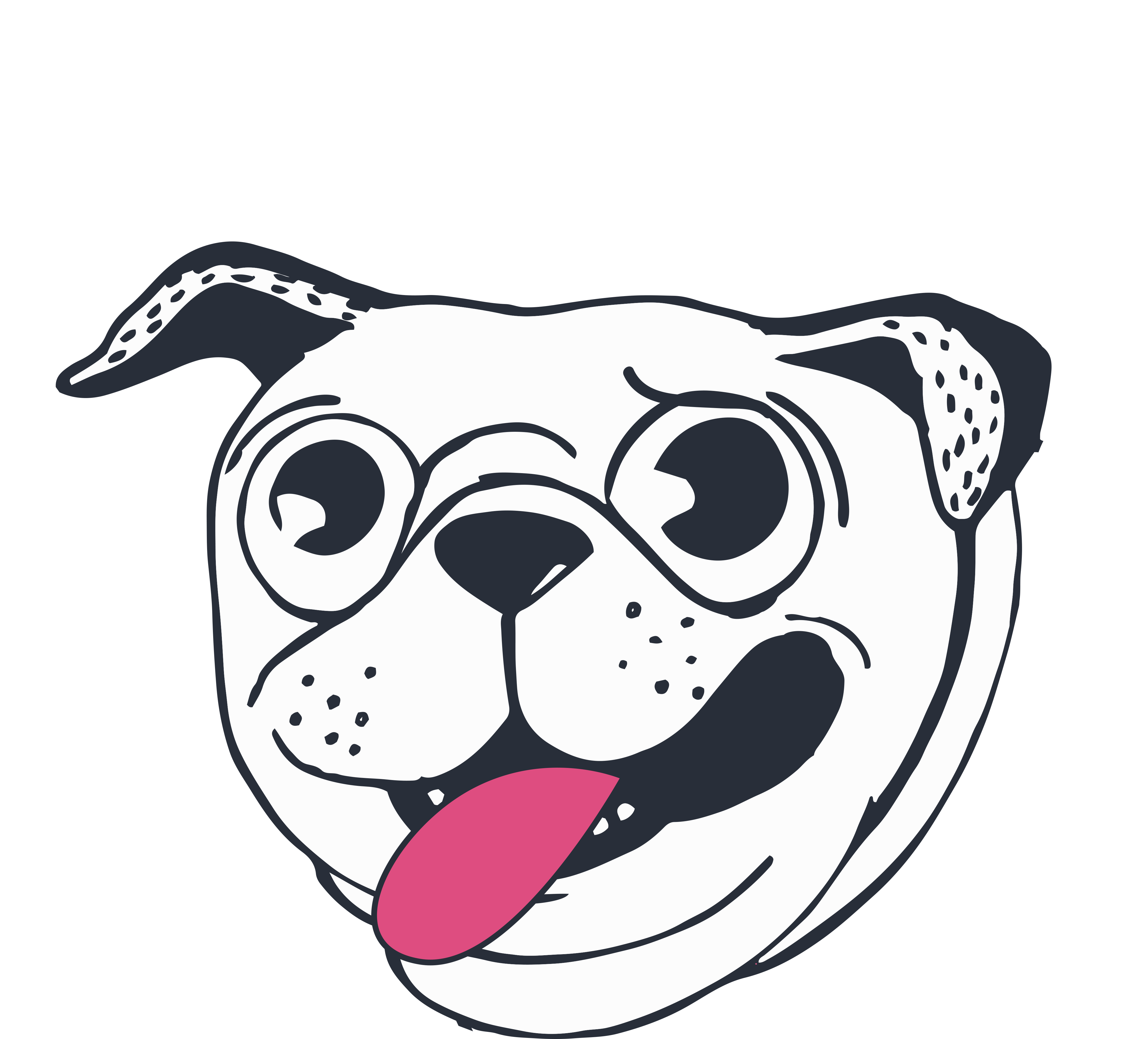 Pug Power - Woman (4500x5400), Png Download