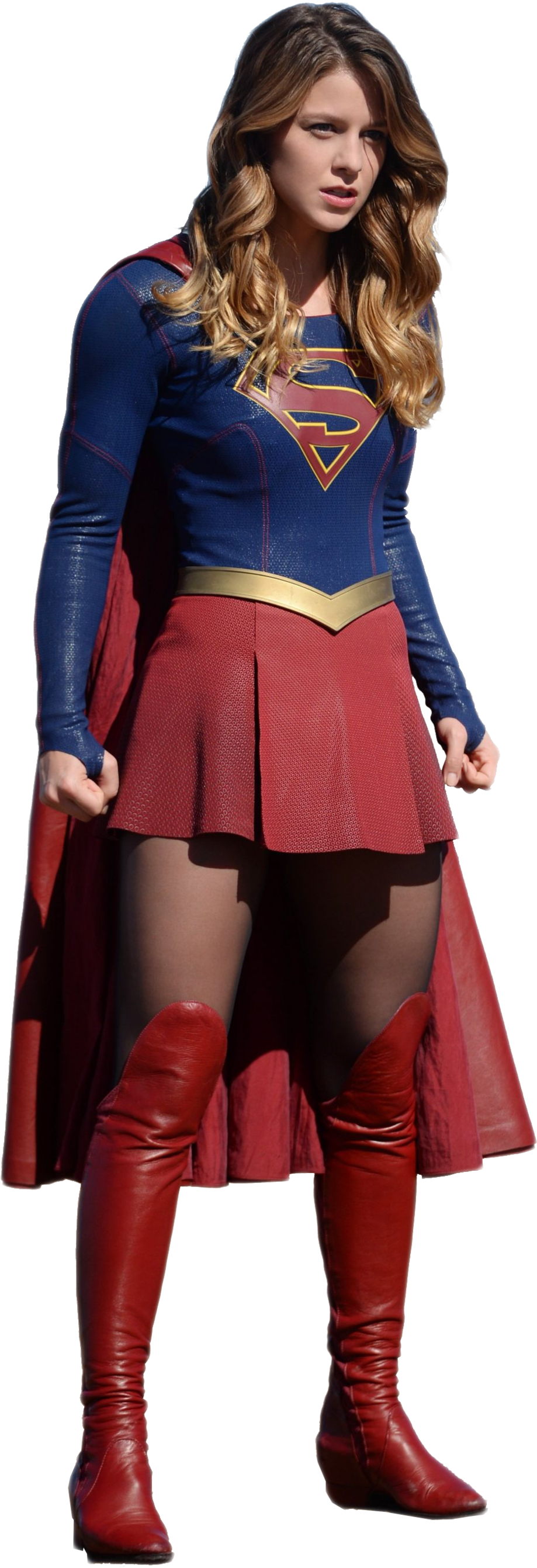 Buffy2ville 22 0 Supergirl Png By Buffy2ville - Melisa Benoist Hot Legs (1024x2792), Png Download