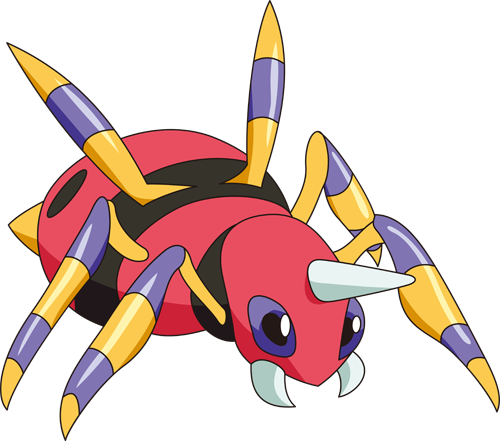 Pokemon Ariados (500x441), Png Download