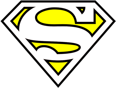 Source - - Super Dad Logo Black And White (500x500), Png Download