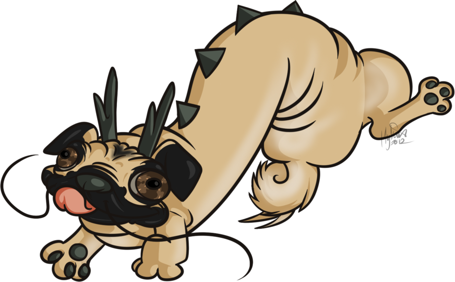 Pug Dragon By Hylian - Pug Dragon (900x558), Png Download