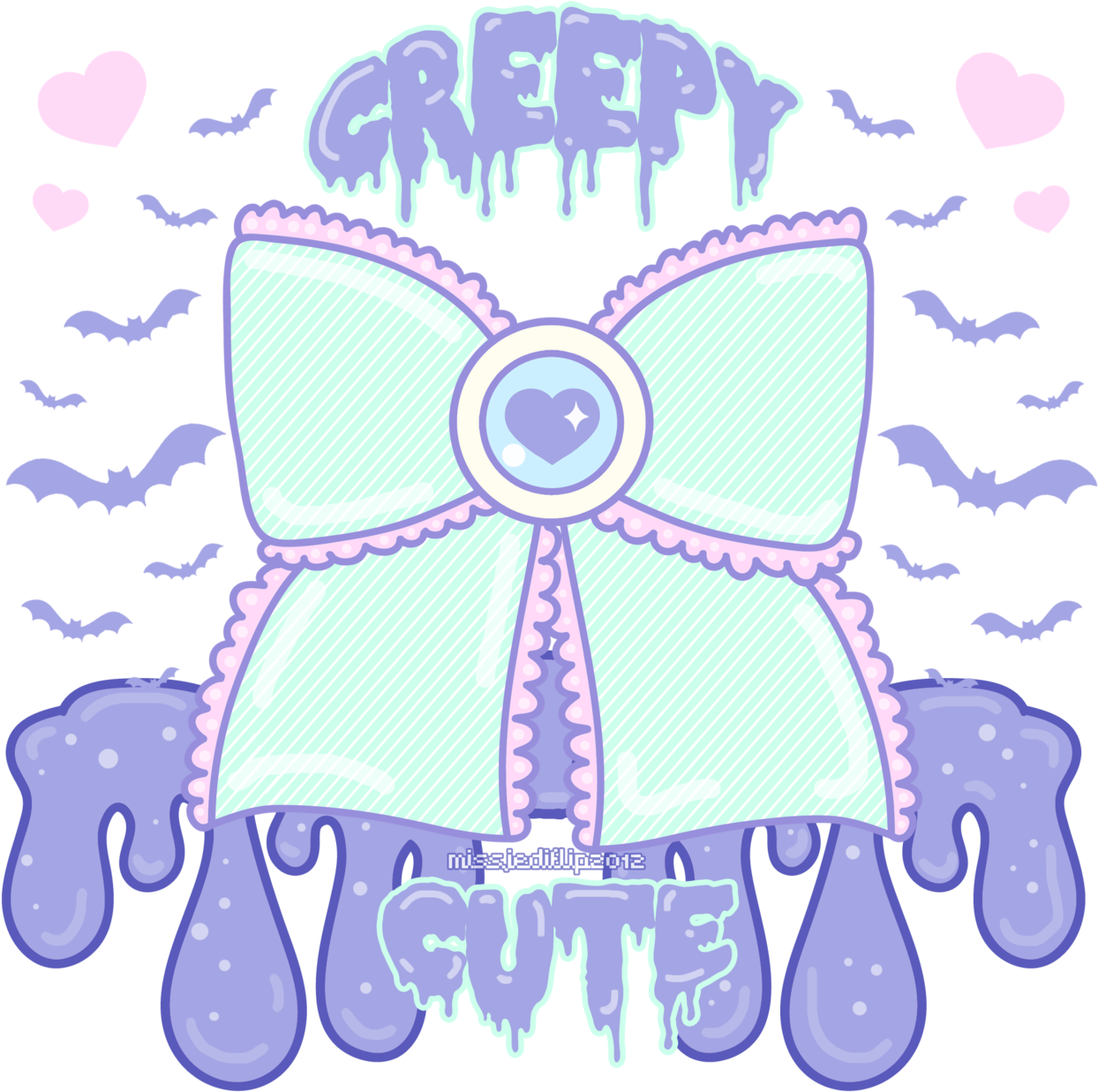 Creepy Cute By Missjediflip - Creepy Cutie (1280x1280), Png Download