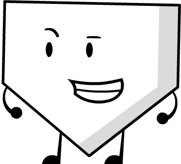 Home Plate Pose - Thumbnail (372x336), Png Download