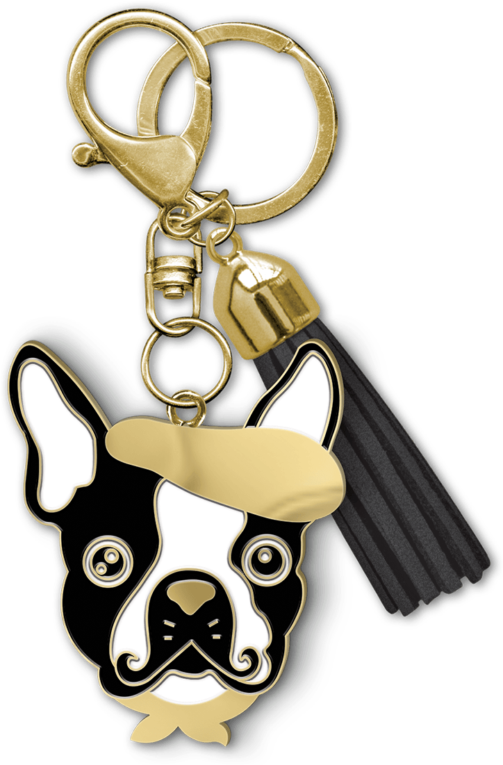 Frenchie Face Enamel Keychain - Lady Jayne Ltd. (1200x1200), Png Download