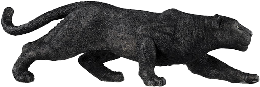 Pantera Png - Black Panther Animal Toy (537x537), Png Download