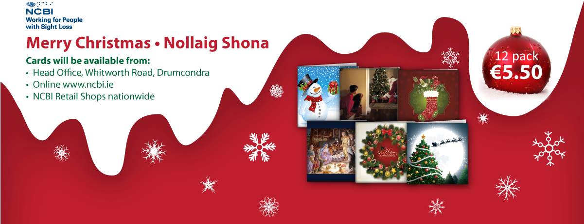 Banner With Ncbi Logo And Images Of Christmas Cards - Santa Claus Putting Presents Under (1200x500), Png Download