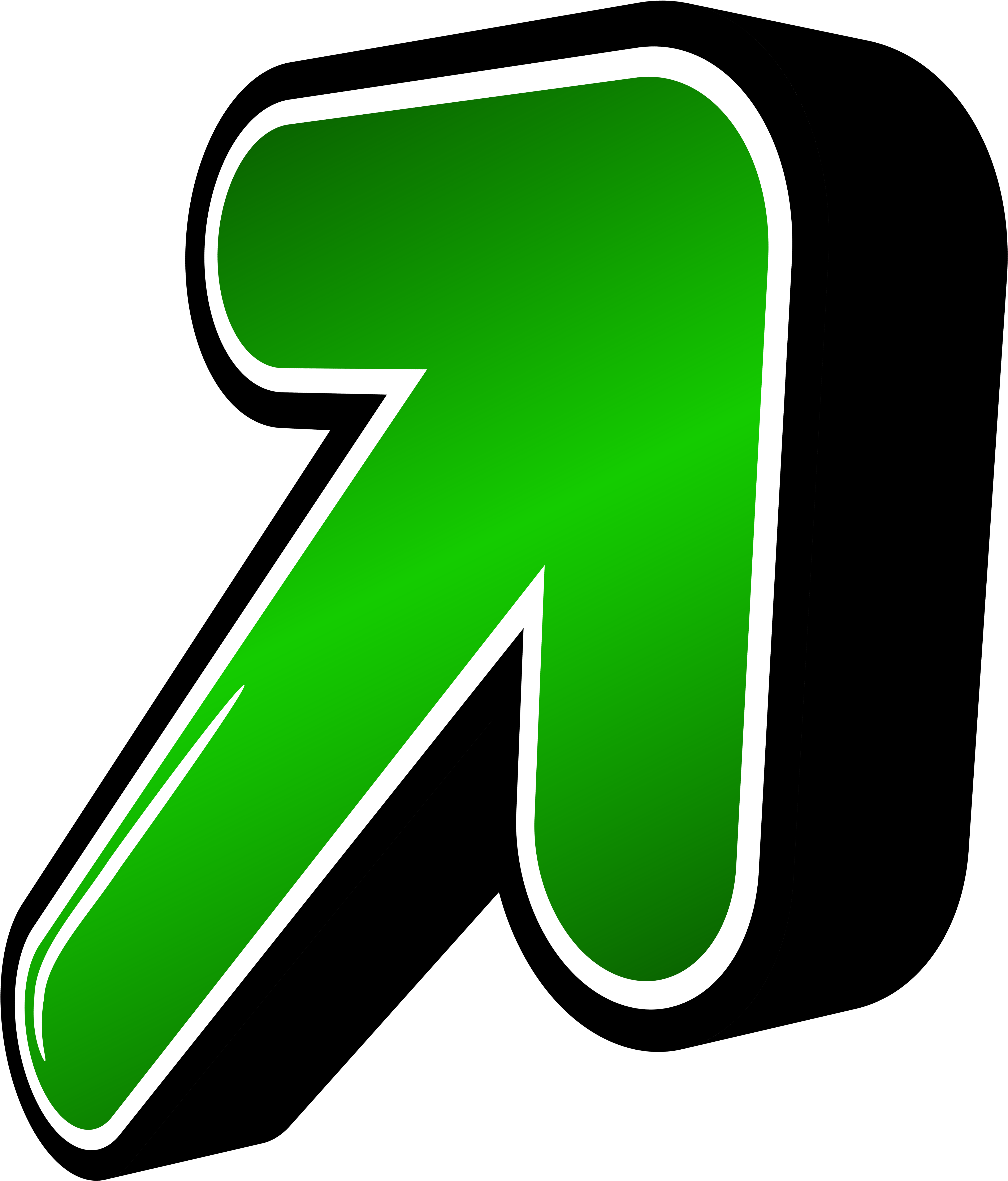 Arrow Clipart - 3d Arrow Png (5439x6068), Png Download