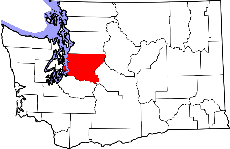 Washington State Outline Png - Outline Of King County Washington (800x521), Png Download