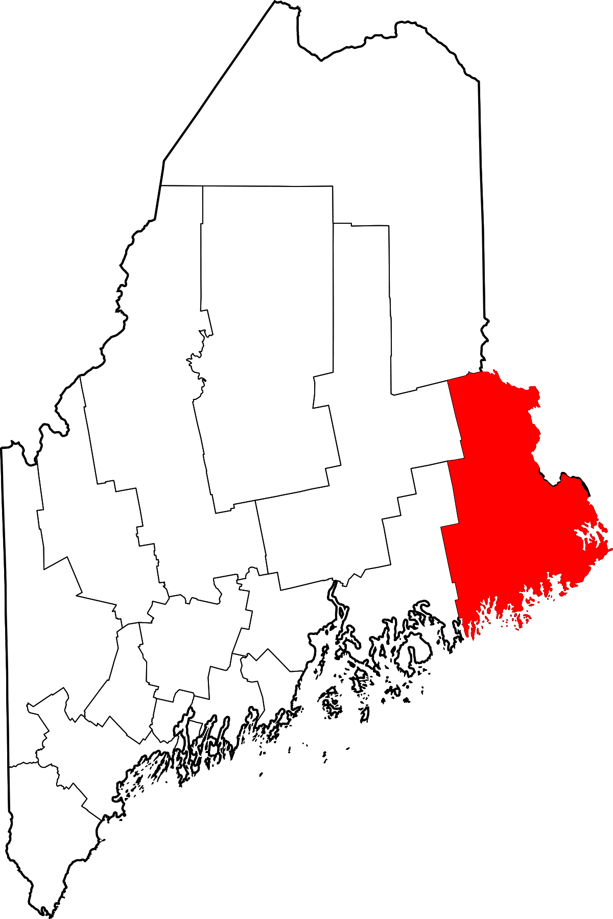 National Register Of Historic Places Listings In Washington - County Maine (1200x1799), Png Download