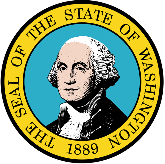 State Seal - State Of Washington Seal (554x550), Png Download