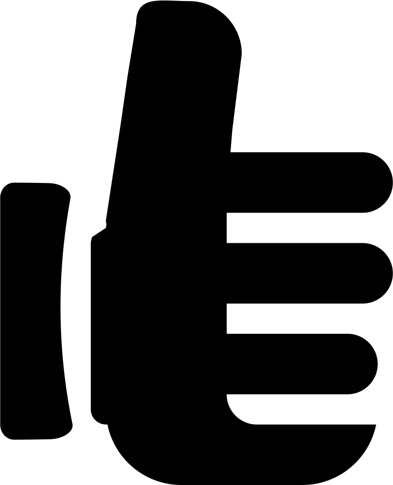 Thumbs Up Like Approve Comments - Icon (796x981), Png Download