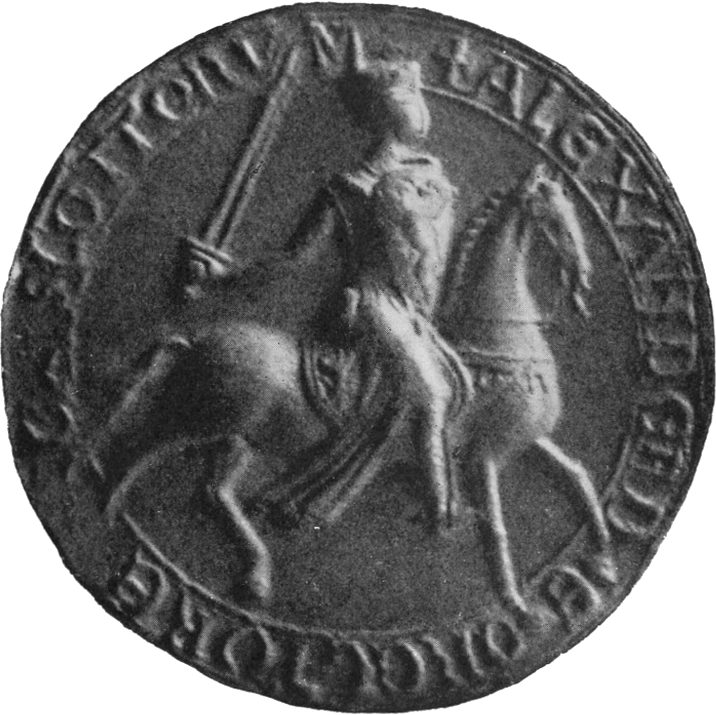 Alexander Ii, King Of Scots - Dime (1396x1394), Png Download