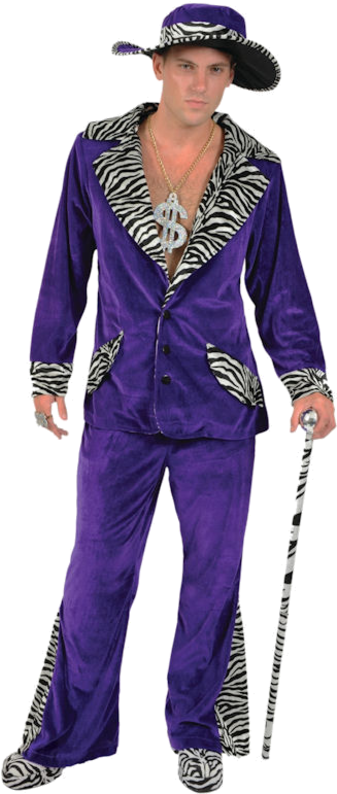 Image Result For Pimp - Fancy Dress Pimp Outfit (500x793), Png Download