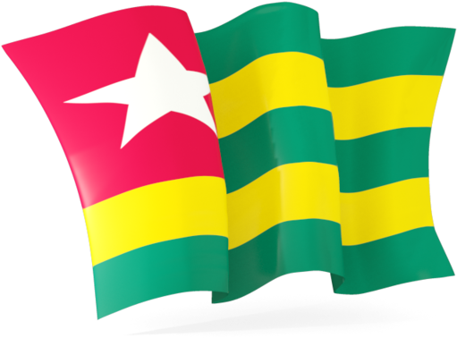 Togo - Togo Flag Waving Png (640x480), Png Download