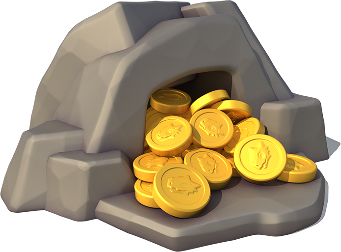 Cave Of Gold - Portable Network Graphics (694x513), Png Download