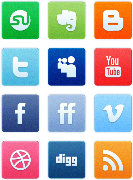 Search - Social Media Icons Tiff (444x592), Png Download