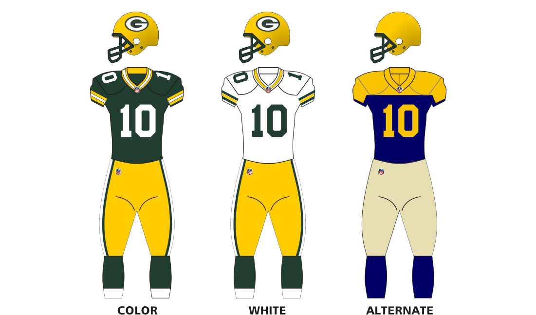 Packers Uniforms 2016 (1102x669), Png Download