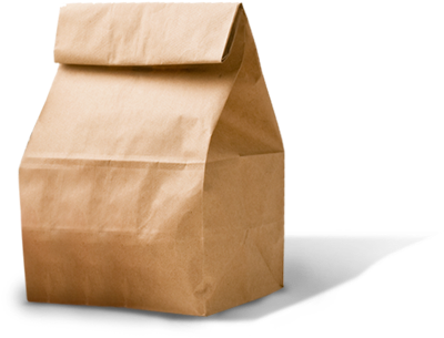 Brown Bag Lunch Png - Lunch (423x350), Png Download