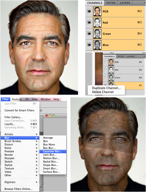 Displacement Map - Martin Schoeller (485x635), Png Download