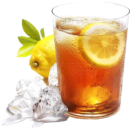 Iced Tea Png File - Lemon Ice Tea Png (462x463), Png Download