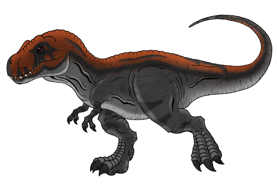 T Rex Transparent Png - Lost World Jurassic Park Velociraptor Transparent (899x654), Png Download