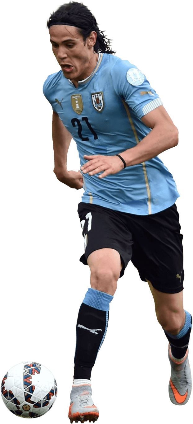 Cavani Uruguay Png (622x1362), Png Download