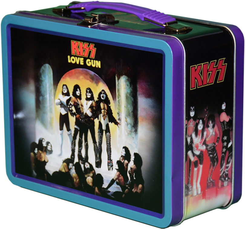 Love Gun Lunch Box - Kiss Love Gun Tin Tote/lunchbox (1000x1000), Png Download