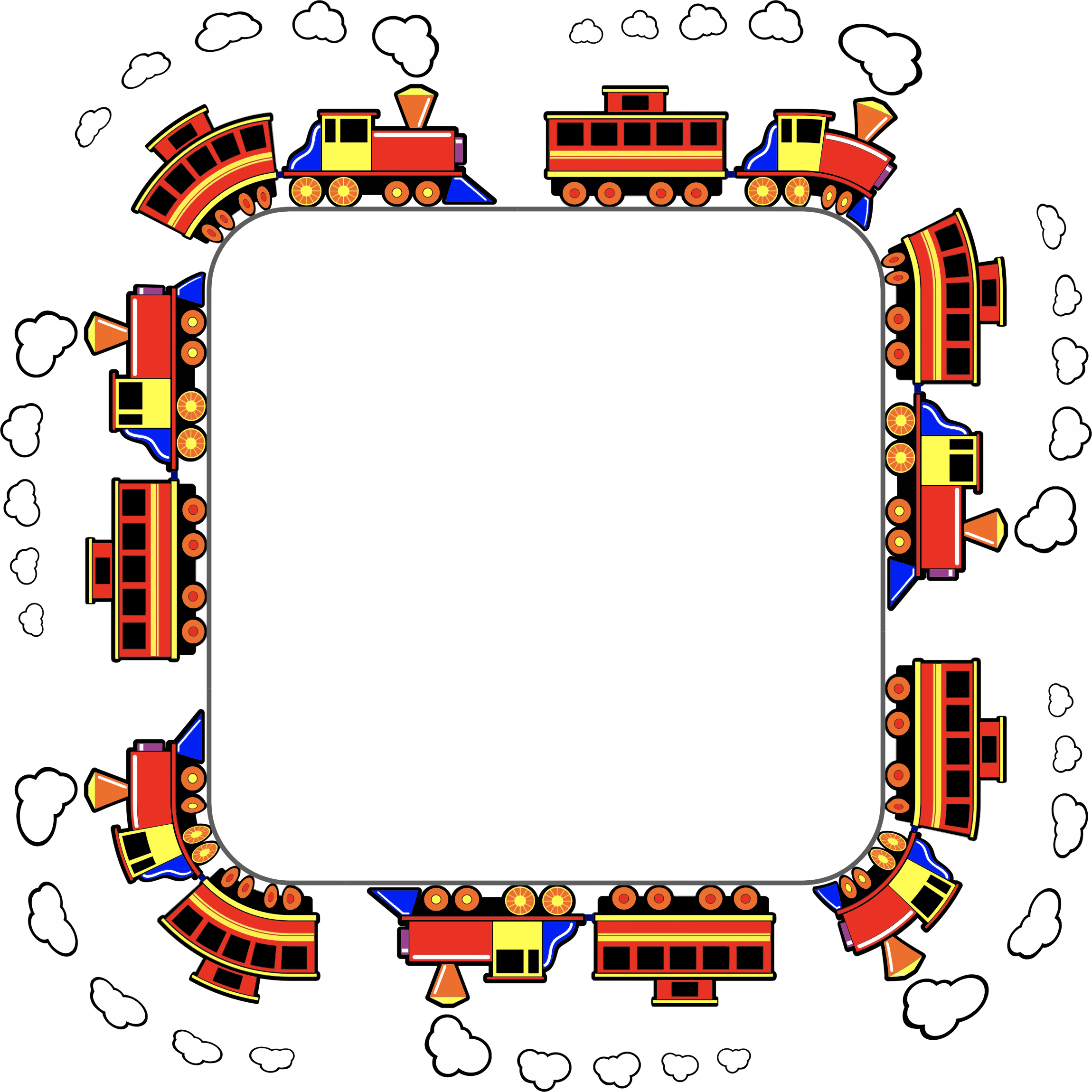 Big Image Png - Train Frame Png (2300x2300), Png Download