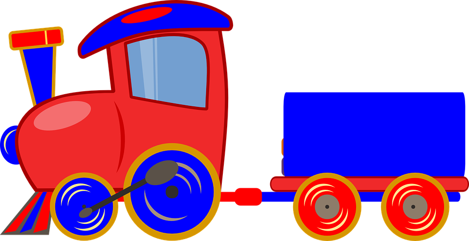 Train Engine Clipart (600x309), Png Download