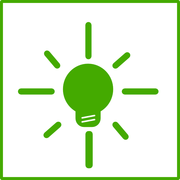 How To Set Use Green Light Bulb Energy Icon Icon Png (600x600), Png Download