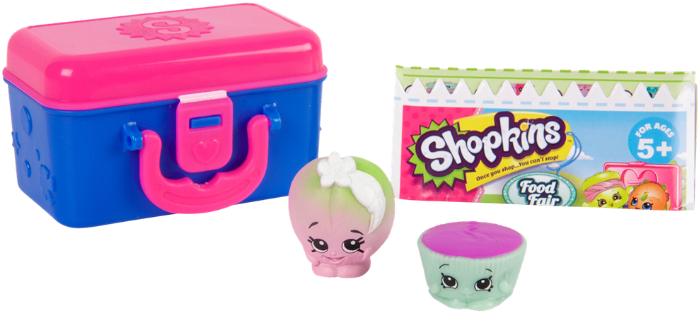 Shopkins Season 7 Lunchbox 2 Pack - Shopkins Season 7 Food, 2pk (1000x458), Png Download
